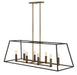 Hinkley - 3338BZ - Eight Light Linear Chandelier - Fulton - Bronze