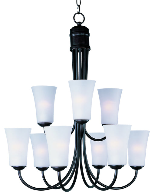 Maxim - 10046FTOI - Nine Light Chandelier - Logan - Oil Rubbed Bronze