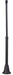 Maxim - 1092BK/PHC11 - Anchor Pole with Photo Cell - Poles - Black