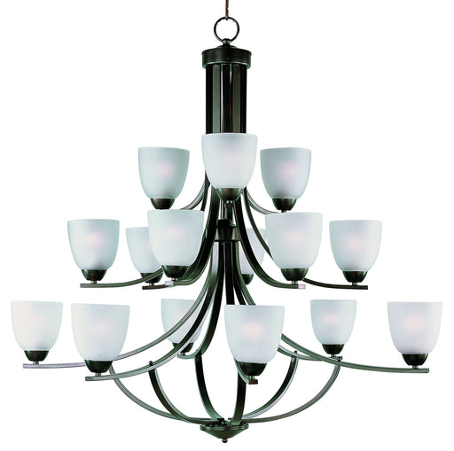 Maxim - 11228FTOI - 15 Light Chandelier - Axis - Oil Rubbed Bronze