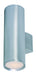 Maxim - 6102AL - Two Light Outdoor Wall Lantern - Lightray - Brushed Aluminum
