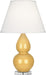Robert Abbey - SU13X - One Light Accent Lamp - Small Double Gourd - Sunset Yellow Glazed Ceramic w/ Lucite Base