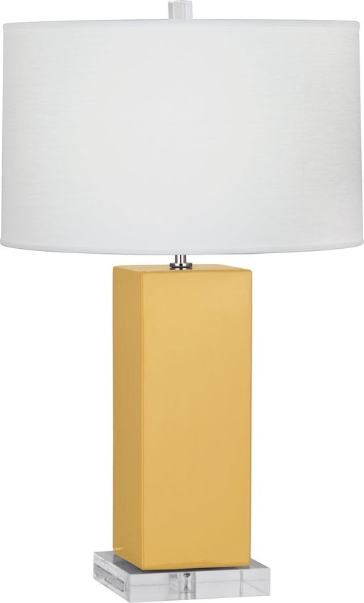 Robert Abbey - SU995 - One Light Table Lamp - Harvey - Sunset Yellow Glazed Ceramic
