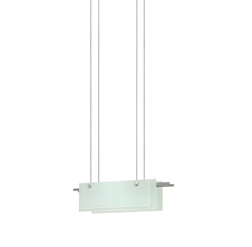 Sonneman - 3216.13LED - LED Pendant - Suspended Glass Slim LED - Satin Nickel
