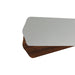 Quorum - 5256524164 - Blade - Fan Blades - Satin Nickel/Walnut