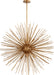 Quorum - 600-10-74 - Ten Light Pendant - Electra - Gold Leaf