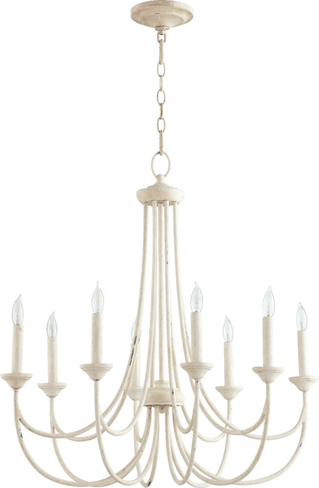 Quorum - 6250-8-70 - Eight Light Chandelier - Brooks - Persian White