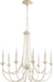 Quorum - 6250-8-70 - Eight Light Chandelier - Brooks - Persian White