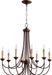 Quorum - 6250-8-86 - Eight Light Chandelier - Brooks - Oiled Bronze