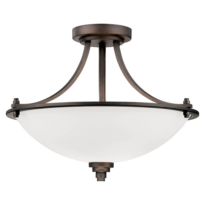 Millennium - 7263-RBZ - Three Light Pendant - Bristo - Satin Nickel
