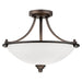 Millennium - 7263-RBZ - Three Light Pendant - Bristo - Satin Nickel