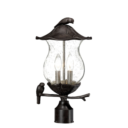 Acclaim Lighting - 7567BC/SD - Two Light Outdoor Post Mount - Avian - Black Coral