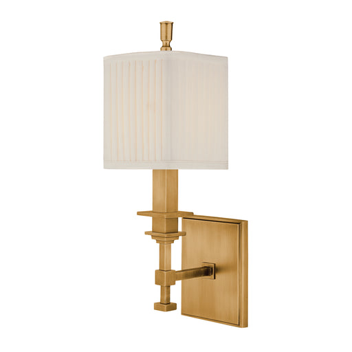 Hudson Valley - 241-AGB - One Light Wall Sconce - Berwick - Aged Brass