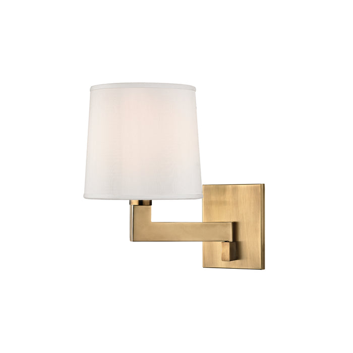 Hudson Valley - 5931-AGB - One Light Wall Sconce - Fairport - Aged Brass
