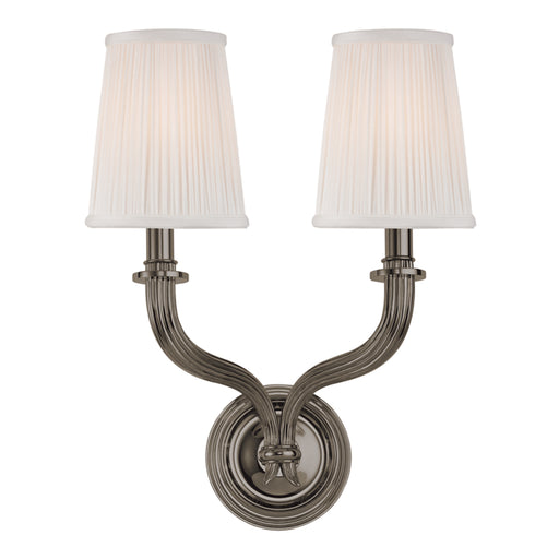 Hudson Valley - 8112-AN - Two Light Wall Sconce - Danbury - Antique Nickel