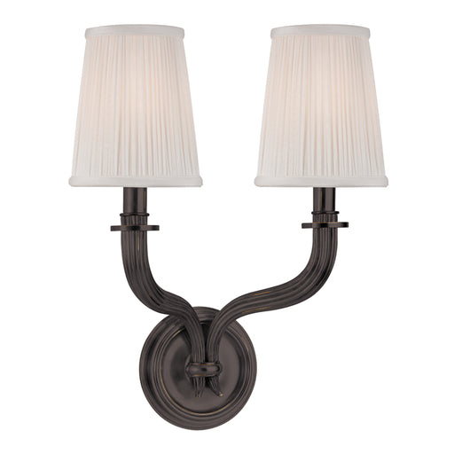 Hudson Valley - 8112-OB - Two Light Wall Sconce - Danbury - Old Bronze