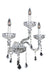Allegri - 026022-010-FR001 - Three Light Wall Bracket - Clovio - Chrome