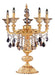 Allegri - 10495-016-FR000 - Five Light Table Lamp - Mendelssohn - Gold