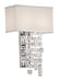 Allegri - 11190-010-FR001 - Two Light Wall Bracket - Vermeer - Chrome