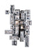 Allegri - 11191-010-FR001 - Two Light Wall Bracket - Vermeer - Chrome