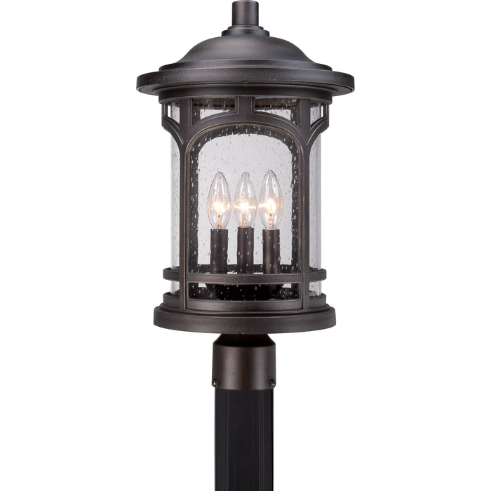 Quoizel - MBH9011PN - Three Light Outdoor Post Lantern - Marblehead - Palladian Bronze