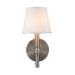 Golden - 3500-1W PW-CWH - One Light Wall Sconce - Waverly - Pewter