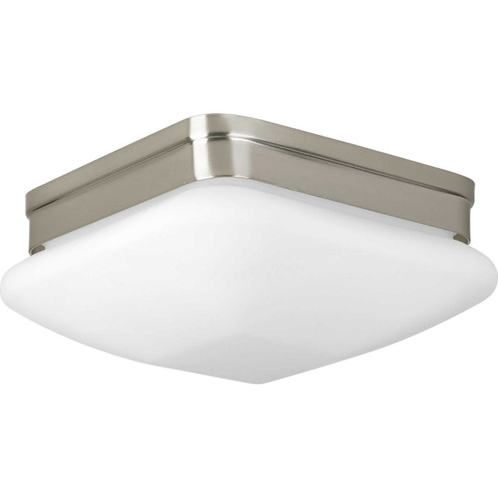 Two Light Flush Mount from the Appeal collection in Brushed Nickel finish