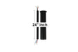 Monte Carlo - DRM24BK - Downrod - Minimalist - Matte Black