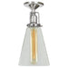 JVI Designs - 1202-17 S10 - One Light Flush Mount - Union Square - Pewter