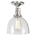 JVI Designs - 1202-17 S5 - One Light Flush Mount - Union Square - Pewter