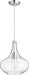 Quorum - 8004-14 - One Light Pendant - Filament - Chrome w/ Clear
