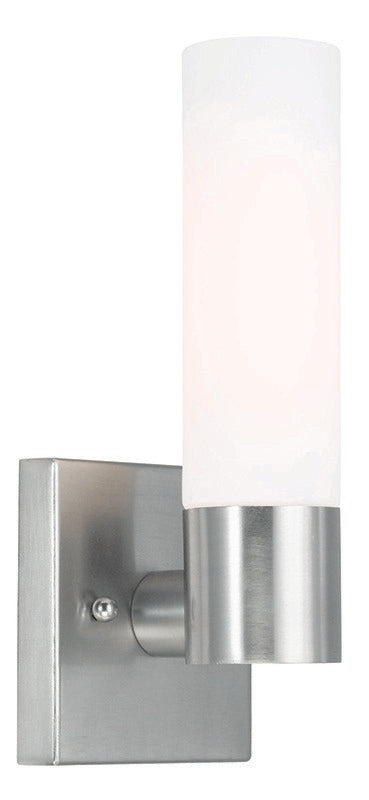 Livex Lighting - 10101-91 - One Light Wall Sconce - Aero - Brushed Nickel
