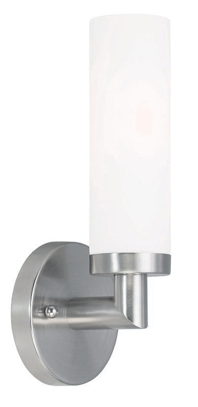 Livex Lighting - 10103-91 - One Light Wall Sconce - Aero - Brushed Nickel