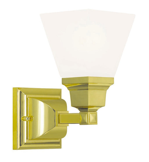 Livex Lighting - 1031-02 - One Light Wall Sconce - Mission - Polished Brass