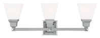 Livex Lighting - 1033-35 - Three Light Bath Vanity - Mission - Polished Nickel
