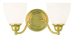 Livex Lighting - 13672-02 - Two Light Bath Vanity - Somerville - Polished Brass
