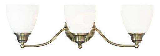 Livex Lighting - 13673-01 - Three Light Bath Vanity - Somerville - Antique Brass