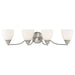 Livex Lighting - 13674-91 - Four Light Bath Vanity - Somerville - Brushed Nickel