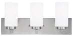 Livex Lighting - 16373-91 - Three Light Bath Vanity - West Lake - Brushed Nickel