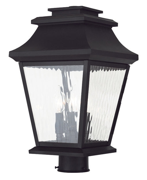 Livex Lighting - 20238-07 - Three Light Outdoor Post Lantern - Hathaway - Bronze