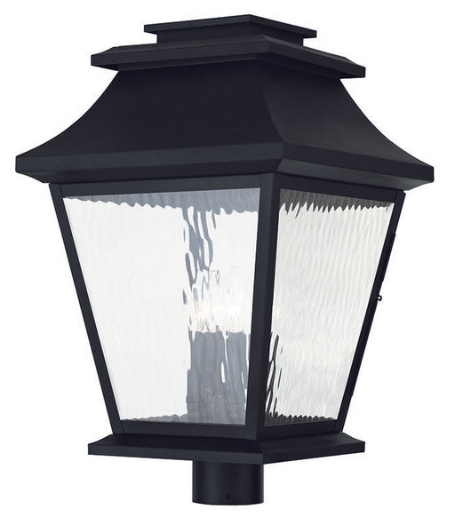 Livex Lighting - 20244-04 - Four Light Outdoor Post Lantern - Hathaway - Black
