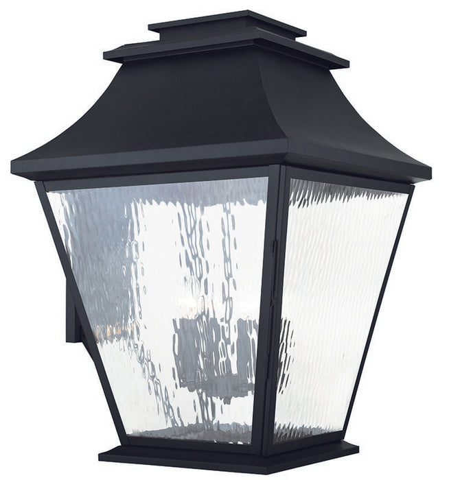 Livex Lighting - 20251-04 - Six Light Outdoor Wall Lantern - Hathaway - Black