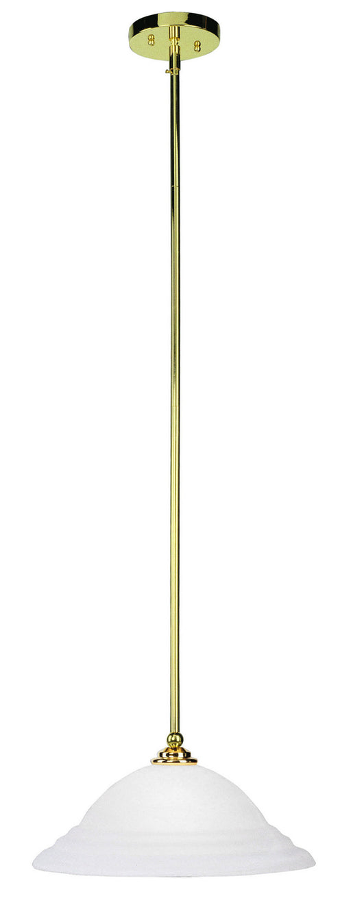 Livex Lighting - 4251-02 - One Light Pendant - North Port - Polished Brass