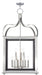 Livex Lighting - 43180-91 - Nine Light Lantern - Garfield - Brushed Nickel