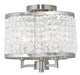 Livex Lighting - 50573-91 - Three Light Ceiling Mount - Grammercy - Brushed Nickel