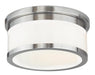 Livex Lighting - 65502-91 - Two Light Ceiling Mount - Stafford - Brushed Nickel