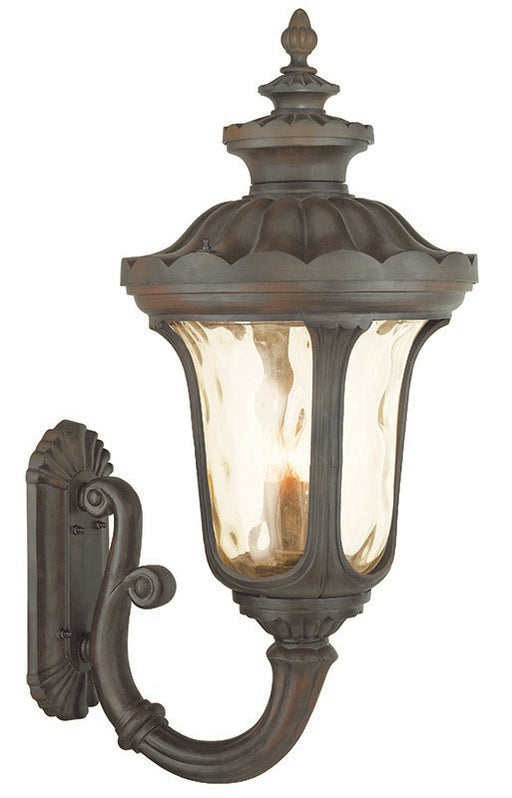 Livex Lighting - 76701-58 - Four Light Outdoor Wall Lantern - Oxford - Imperial Bronze
