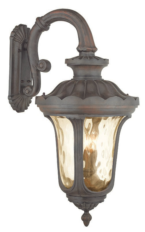 Livex Lighting - 76702-58 - Four Light Outdoor Wall Lantern - Oxford - Imperial Bronze