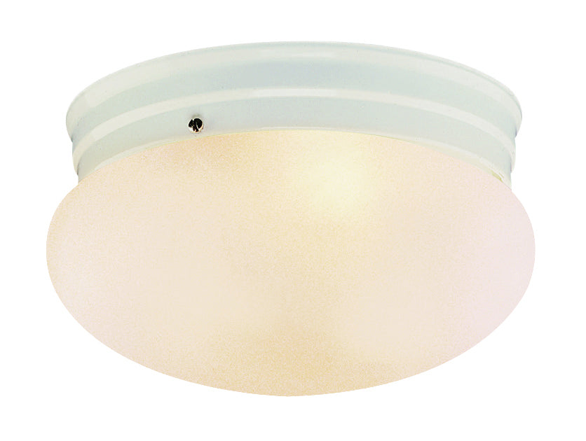 Trans Globe Imports - 3619 WH - One Light Flushmount - Dash - White