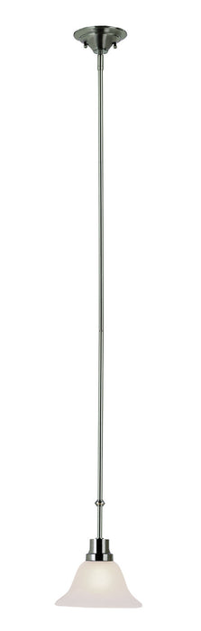 Trans Globe Imports - 6548 BN - One Light Mini Pendant - Perkins - Brushed Nickel